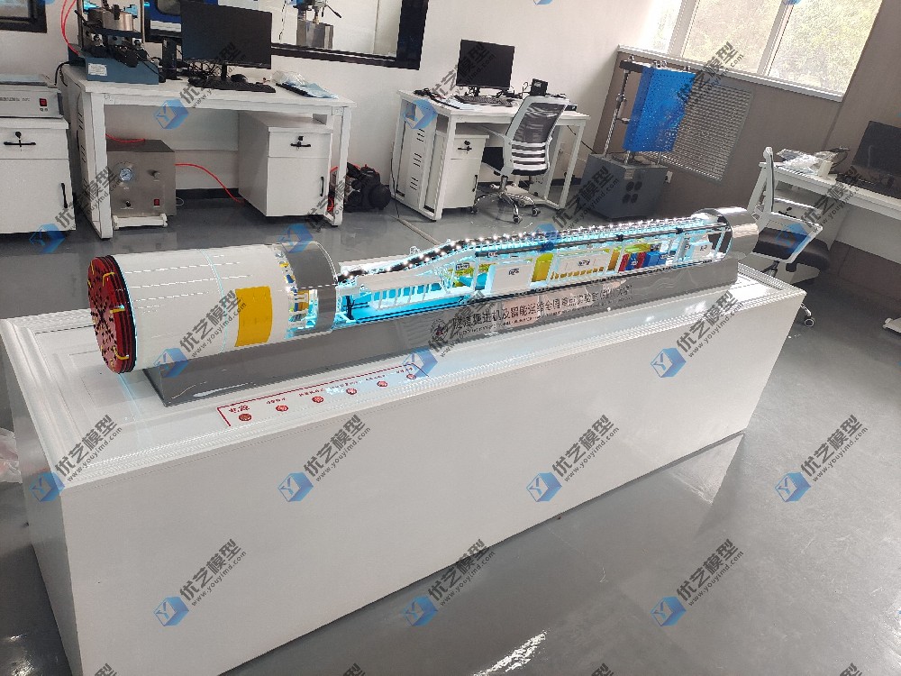 湖南省優(yōu)藝模型——TBM盾構機結構、原理、動(dòng)態(tài)仿真模型（TBM盾構機模型）