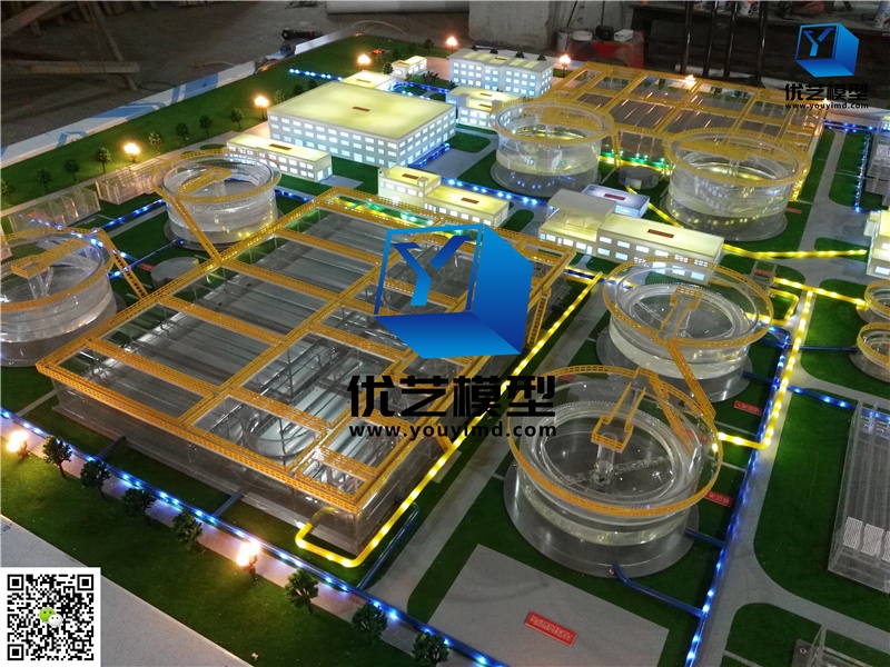 污水處理廠(chǎng)工藝流程演示模型